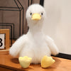 Cute Duck Plush Toy - Super Soft Cartoon Stuffed Animal (Yellow, Pink, White, Black) - Polyester Gift for Kids, Halloween & Christmas
