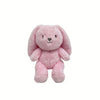 9 in (22.9 cm) Floppy Long-Ear Bunny Plush Toy — Soft Rabbit Stuffed Animal, 8 in (20.3 cm) Wide, Beige or Pink, Perfect Easter Gift for Kids