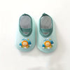 A Pair of Baby Girl's Adorable Cartoon Pattern Floor Socks - Comfy, Breathable, Casual Soft & Elastic Sock Shoes | Perfect for Spring & Summer