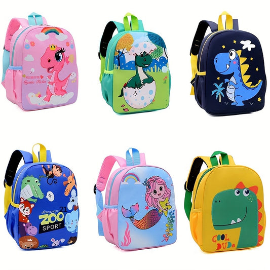 1pc Cute Cartoon Kids School Backpack - Trendy Waterproof Kindergarten Bag for Boys & Girls | Perfect Christmas Gift for Students - Kidzy Market