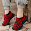 Kids' Spider Web Slip-On Sneakers — Red & Black Breathable Fabric, Non-Slip EVA Mid-Top Shoes for Boys & Girls