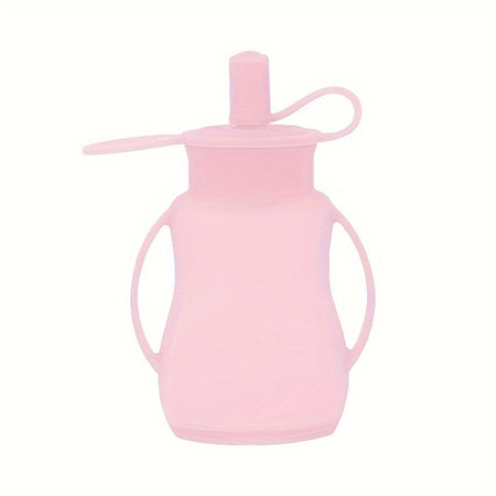 1pc Silicone Fruit Squeeze Bag – Reusable Food Storage Bag for Juice, Jam, Milk, Yogurt & More – Food-Grade Silicone, Portable & Leak-Proof
