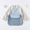Waterproof Long-Sleeve Baby Bib – Soft PU Smock, Perfect Gift for Christmas, Halloween, Thanksgiving, New Year & Valentine’s Day - Kidzy Market