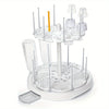 Baby Bottles and Accessories Drying Rack – Large Capacity, White