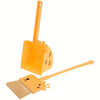 Cute Deer & Giraffe Kids Mini Broom and Dustpan Set – Child-Sized Cleaning Kit for Hard Floors (Bedroom, Kitchen, Living Room, Bathroom & Pet Litter)