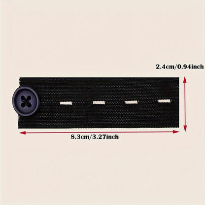 Vintage Style Maternity Prenatal Care Belt, Adjustable Waistband Expander with Buckle Closure for Postpartum Recovery