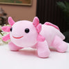 Axolotl Plush Toy - Soft Stuffed Axolotl Pillow Doll, Cute Mixed-Color Plush Gift & Home Decor