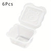 6-Pack 100ml (3.38oz) Mini Food Storage Boxes – Portable Frozen Storage for Baby Food & Snacks – BPA-Free Plastic, Safe for Food Contact, No Electricity Required