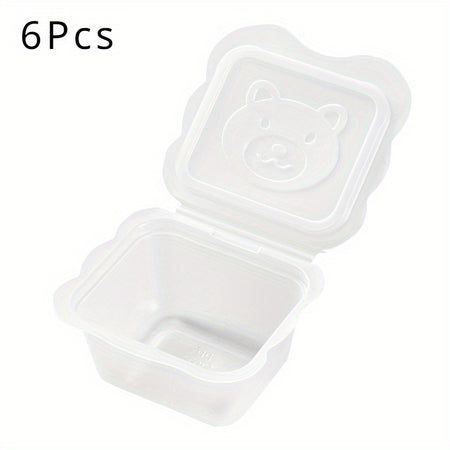 6-Pack 100ml (3.38oz) Mini Food Storage Boxes – Portable Frozen Storage for Baby Food & Snacks – BPA-Free Plastic, Safe for Food Contact, No Electricity Required