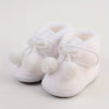 Newborn Booties Baby Socks Shoes for Girls - Winter Warm, Cute Toddler Prewalkers with Soft Anti-Slip Sole | Infant Crib Crawl Shoes