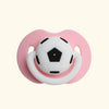 Soft Silicone Soccer Ball Baby Pacifier Soother for 0-6 Years — One-Piece, Easy to Clean | Red, Blue, Green, Pink
