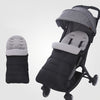 Universal Baby Stroller Foot Warmer - Insulated Polyester Windproof Boot Cover (1-Pack)