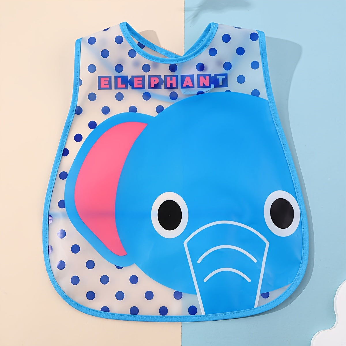 Waterproof Baby Feeding Bib with Magic Tape Closure – Soft, Sleeveless Polyester Bib for Toddlers & Kids - Kidzy Market