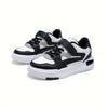 Kids Casual Sports Shoes - Lightweight PU Sneakers with Hook & Loop Closure & EVA Sole