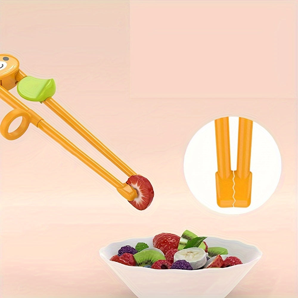 Easy Grip 3PCS Cartoon Training Chopsticks – Beginner-Friendly Learning Utensils for Kids & Toddlers, Fun & Portable for Home or Travel