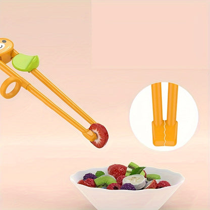 Easy Grip 3PCS Cartoon Training Chopsticks – Beginner-Friendly Learning Utensils for Kids & Toddlers, Fun & Portable for Home or Travel