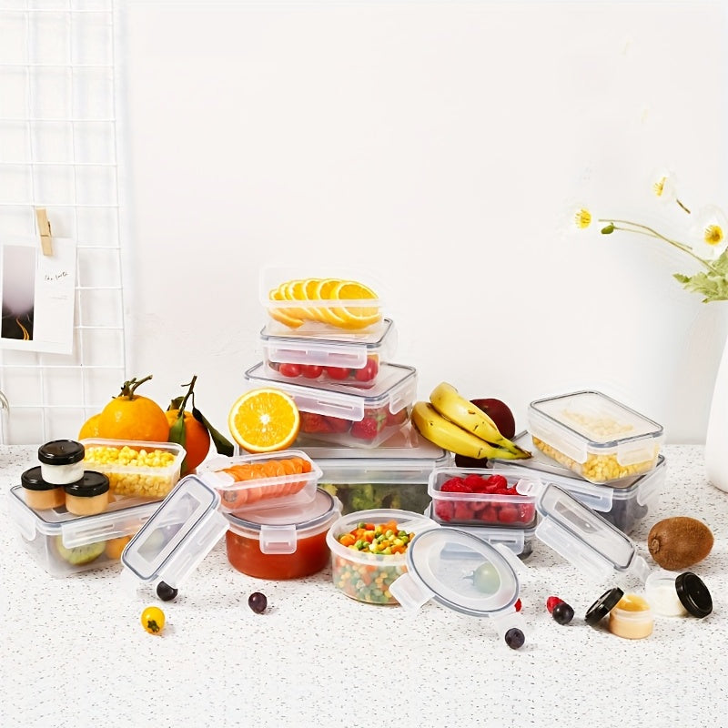 18-Pack Food Storage Containers with Airtight Lids – Leak-Proof Plastic Containers for Kitchen Organization, Meal Prep, and Lunch Storage