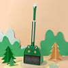Cute Bear & Frog Mini Broom and Dustpan Set — Soft Bristle Compact Cleaner for Small Spaces, Bathroom & RV