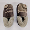 Cute Cartoon Furry Kids Slippers — Non-Slip Slip-On Indoor Winter Shoes for Boys & Girls, Soft TPR Sole