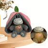Breathing Donkey Plush Toy — Soothing Cartoon Donkey with Realistic Breathing, Light & Sound, Gentle Movement for Sleep
