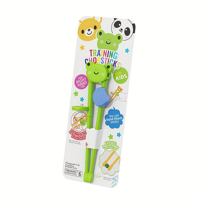 1PC Cartoon Training Chopsticks – Kawaii Learning Chopsticks Helper for Beginners, Kitchen Utensils, Apartment & College Dorm Essentials, Back to School Supplies
