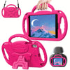 EVA Shockproof Kids Tablet Case with Cartoon Kickstand, Adjustable Strap & 3 Anti-Slip Handles — Fits 7.9\" (20.1 cm), 9.7\"–10.2\" (24.6–25.9 cm) & 10.9\" (27.7 cm) iPad/Tablets