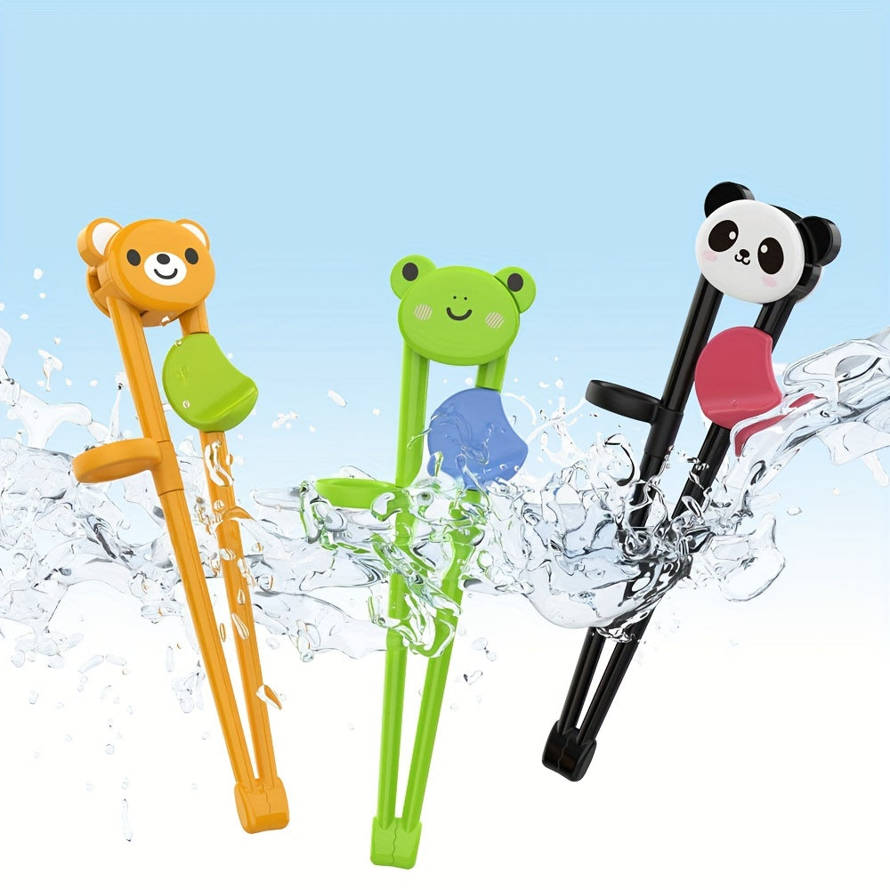 1PC Cartoon Training Chopsticks – Kawaii Learning Chopsticks Helper for Beginners, Kitchen Utensils, Apartment & College Dorm Essentials, Back to School Supplies