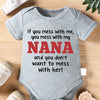 Unisex Infant Letter Print Bodysuit – White Short Sleeve Crew Neck Onesie (Casual, All-Season Indoor & Outdoor Wear)