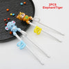 Dinosaur-Shaped Training Chopsticks for Kids – Reusable & Colorful Learning Utensils for Beginners, Easy-Grip Design