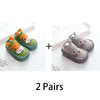 2 Pairs Baby Boys & Kids Walking Socks Shoes - Anti-Skid Socks with Soft Bottom | Breathable & Comfy Indoor Floor Socks for Toddlers