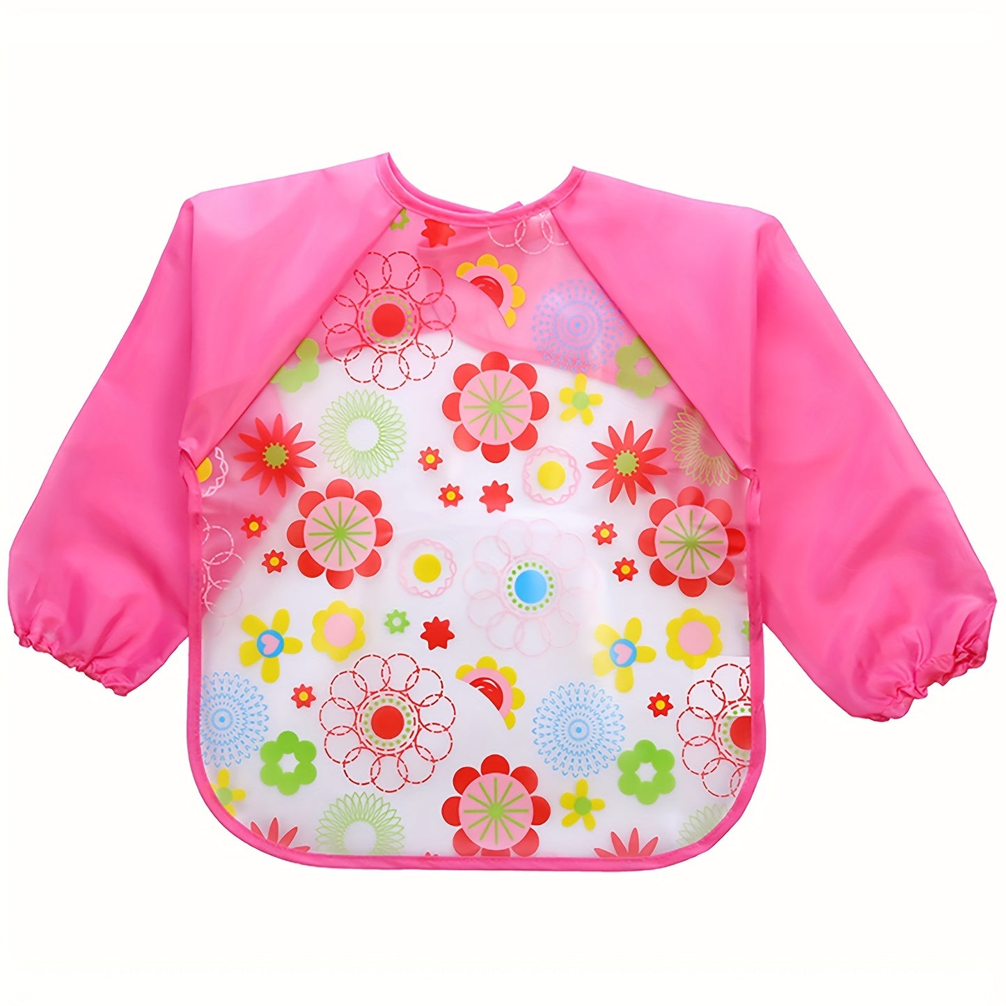 1pc 3D-Printed Waterproof Baby Bib – No-Wash, Mess-Free Feeding & Playtime Coverall, EVA Material, Multicolor – Perfect Easter Gift - Kidzy Market