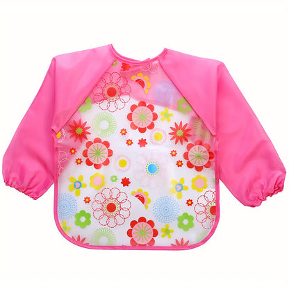 1pc 3D-Printed Waterproof Baby Bib – No-Wash, Mess-Free Feeding & Playtime Coverall, EVA Material, Multicolor – Perfect Easter Gift - Kidzy Market