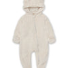 Skytwo Baby Fleece Hooded Onesie – Bear Ears Romper (Knit Fabric, Polyester, Slight Stretch, Fall/Winter Outdoor Wear)