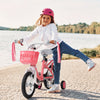 12-Inch Kids Bike with Training Wheels – Pink Bicycle for Ages 2-5 (33–45 in) – Girls & Boys Starter Bike