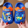 Children's Soft Bottom Summer Slippers for Girls, Cartoon Pattern, Light Up Crib Shoes, Breathable, PVC Upper, Sole, and Insole, No Lining Inside, Spring/Summer