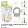 COZYPANDA Baby Food Feeder & Pacifier for 4+ Months - Silicone Self-Feeder, Mess-Free Baby-Led Weaning, Easy-Clean Soft Textured Nipple