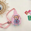 Cute Cartoon Bear Chest Bag – Durable & Lightweight Outdoor Travel Bag, Perfect Gift for Kids - Kidzy Market