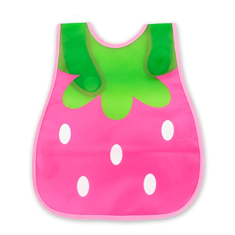 Waterproof Baby Feeding Bib with Pockets – Cute Cartoon Designs, Dirt-Resistant EVA Material for Toddlers & Kids - Kidzy Market
