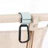 Universal Stroller Hooks & Clips for Bags — Non-Slip One-Hand Opening | Stroller, Bike & EV Accessory