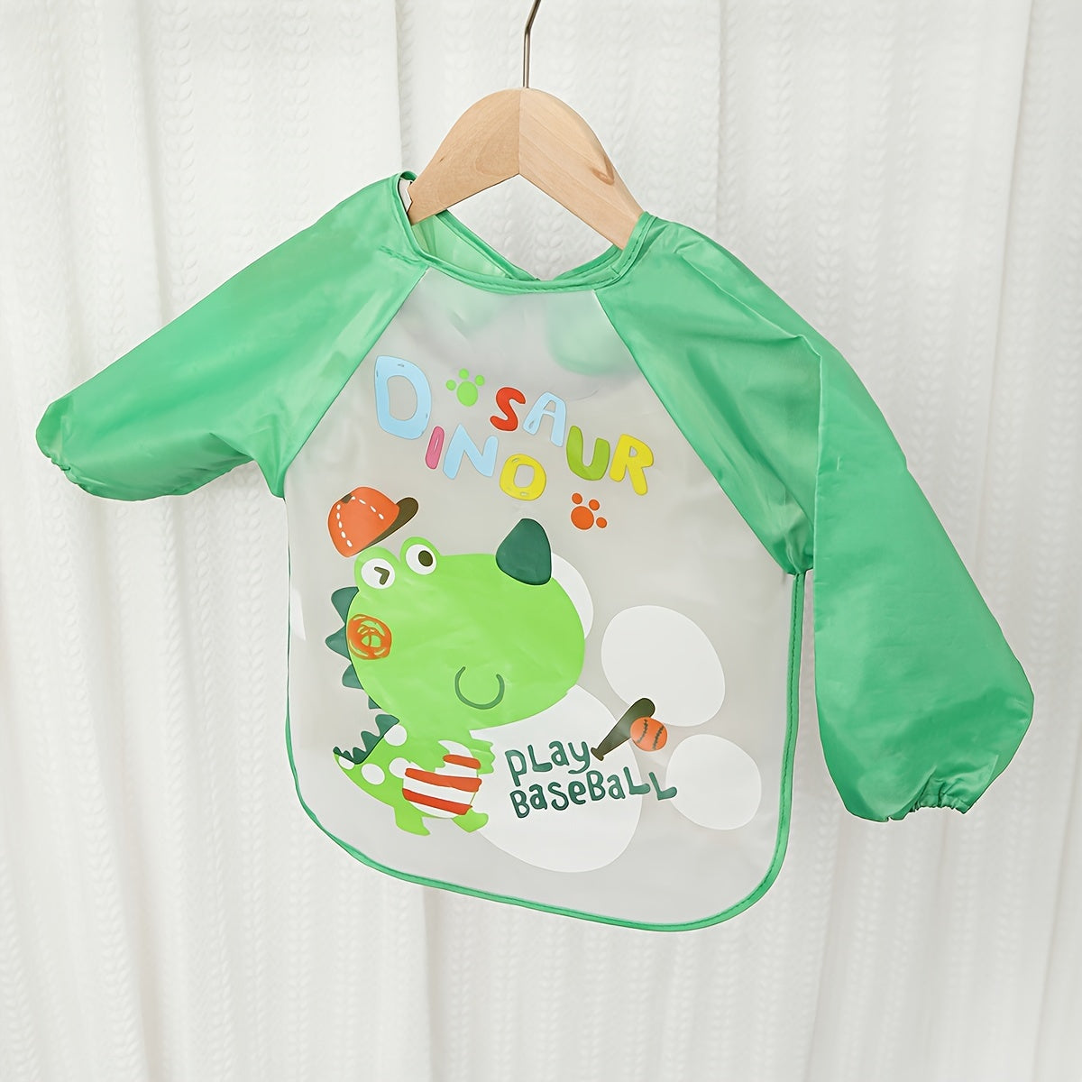 Waterproof Baby Eating Cover & Art Smock – Lightweight Long-Sleeve Bib for Toddlers (Spring & Autumn Style) - Kidzy Market