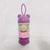 Portable 3-Layer & 4-Layer Baby Formula Dispenser – Cute Bear Snack Storage Container for Travel & Home