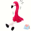 Talking Flamingo Plush Toy — 13-Inch (33 cm) Interactive Repeating Voice Stuffed Animal, Red, Cute Birthday Gift for Kids