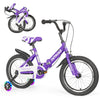 14-Inch Folding Kids Bike with Training Wheels — Classic Unisex, Adjustable Seat & Handlebars, Coaster Brakes, Iron Carbon Alloy Frame (Ages 3–9)