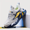 Boys' Lightweight Sports Sneakers – Microfiber Synthetic Leather, EVA Sole, Hook-and-Loop Closure, Low-Top Round-Toe Running & Casual Shoes