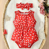 Girls' Cute Printed Bodysuit – Fun and Stylish Design, Comfortable for Everyday Wear