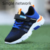 Boys' Breathable Mesh Sneakers – Low-Top Fabric Shoes with Tassel, Hook-and-Loop Closure, EVA Sole (Ages 14 & Under)