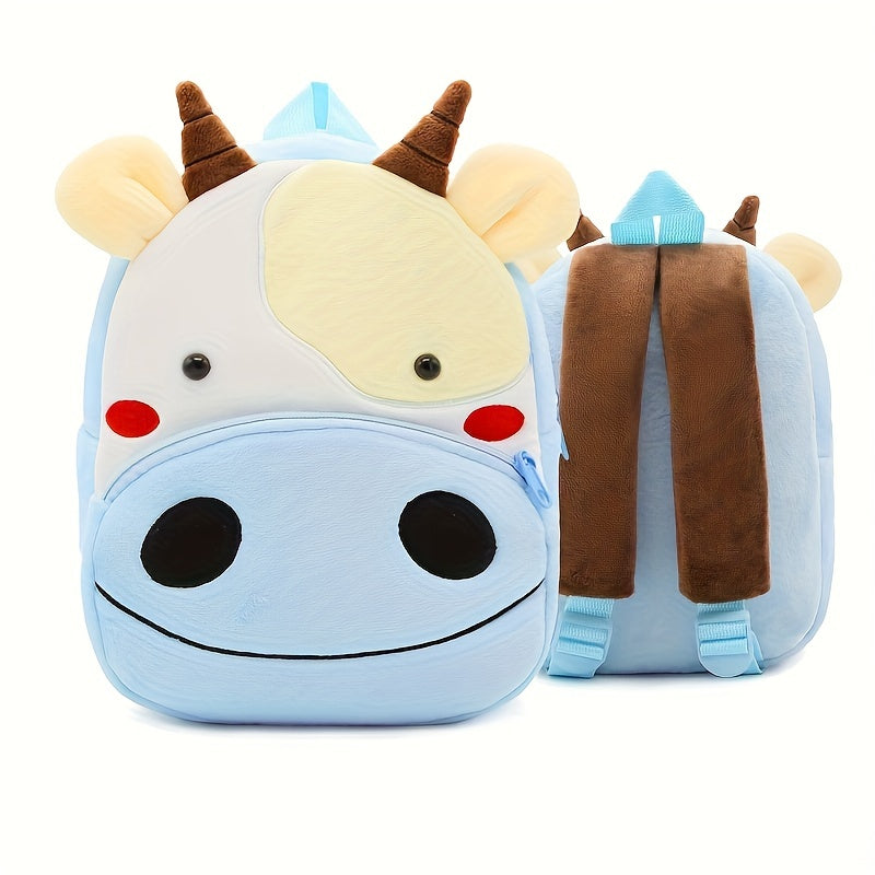 1PC Toddler Plush Cartoon Backpack – Cute & Lightweight Mini Travel Bag for Kids, Boys & Girls - Kidzy Market