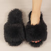 Women's Cozy Plush Slide Slippers – All-Season Indoor House Shoes, Minimalist Fabric Upper with EVA Non-Slip Sole