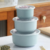 3/4-Pack FreshSeal Airtight Food Storage Containers – Large Capacity, Stackable, Space-Saving Plastic Containers for Kitchen Organization, Fruits, Vegetables, Meat, Eggs, Dumplings