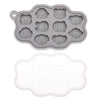 Baby Food Storage Container, BPA-Free Silicone Freezer Tray with Clip-On Lid for Breast Milk & Homemade Food Storage, Ideal for Vegetable & Fruit Purees